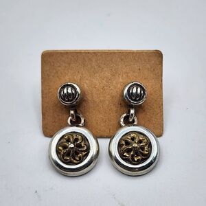 Brighton two-tone earrings